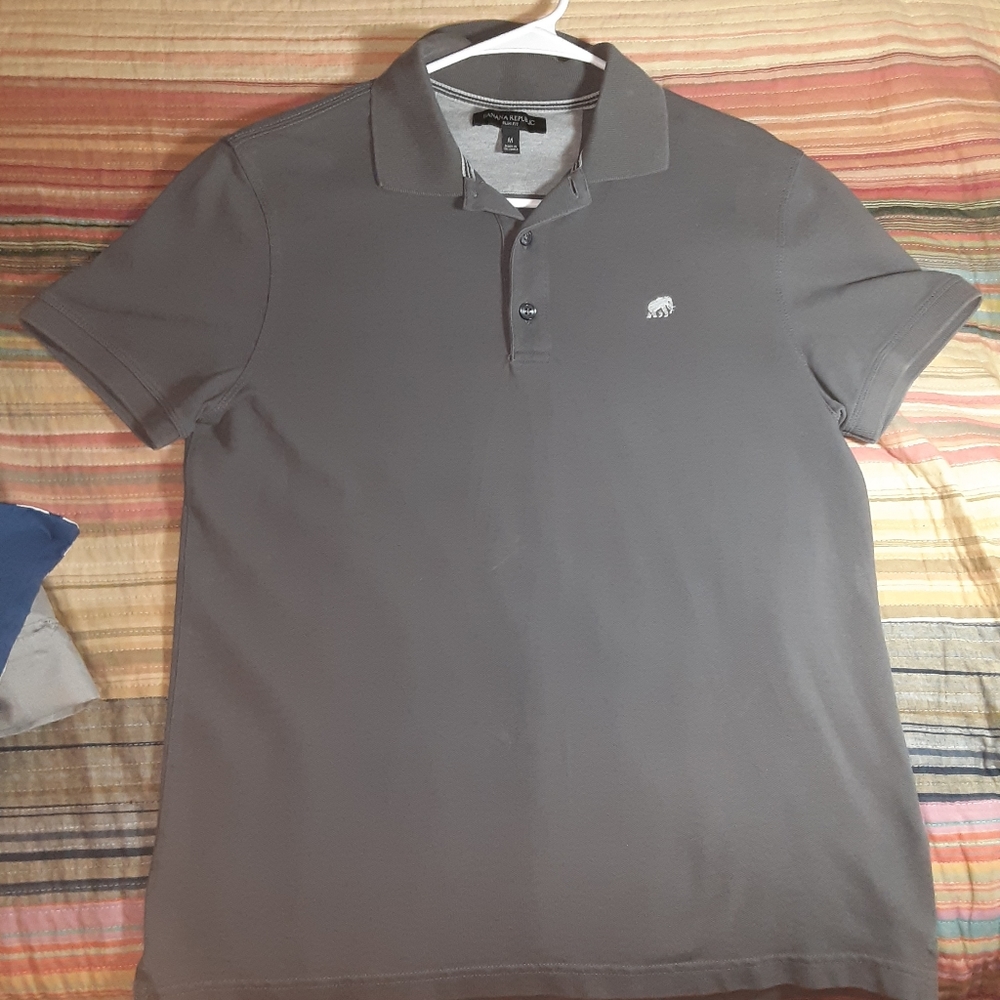 Banana Republic two button collar polo shirt